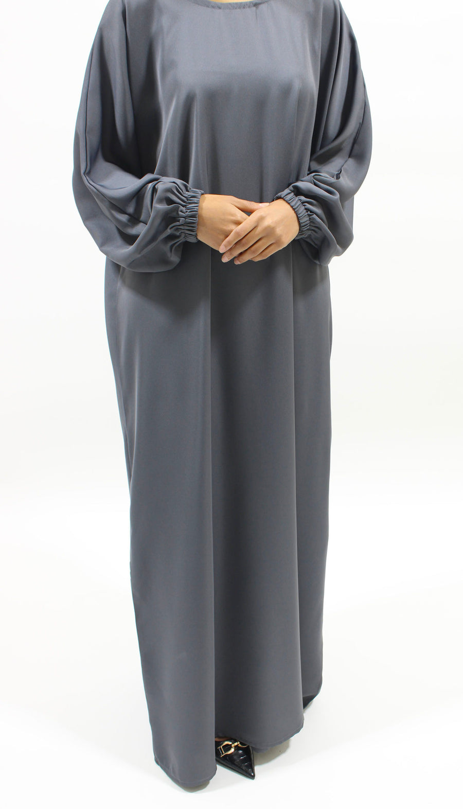 Grey matching niqab