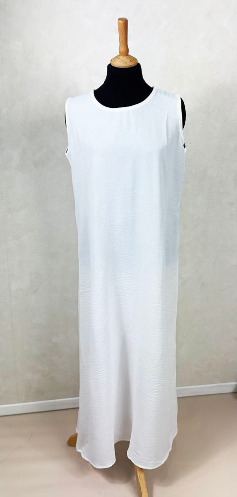 Girls' satin inner slip dress base layer full length