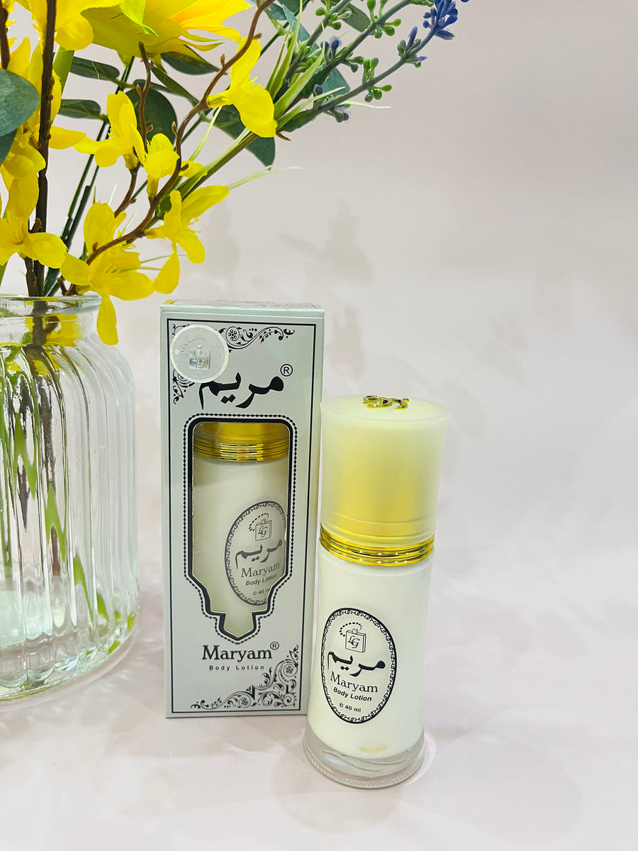 Maryam Sweet Oud body lotion 40ml bottle