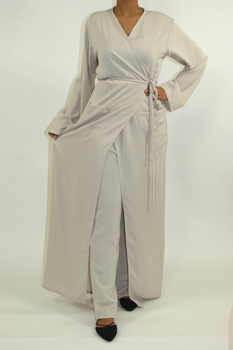 High-waist wide-leg trousers from the co-ord set