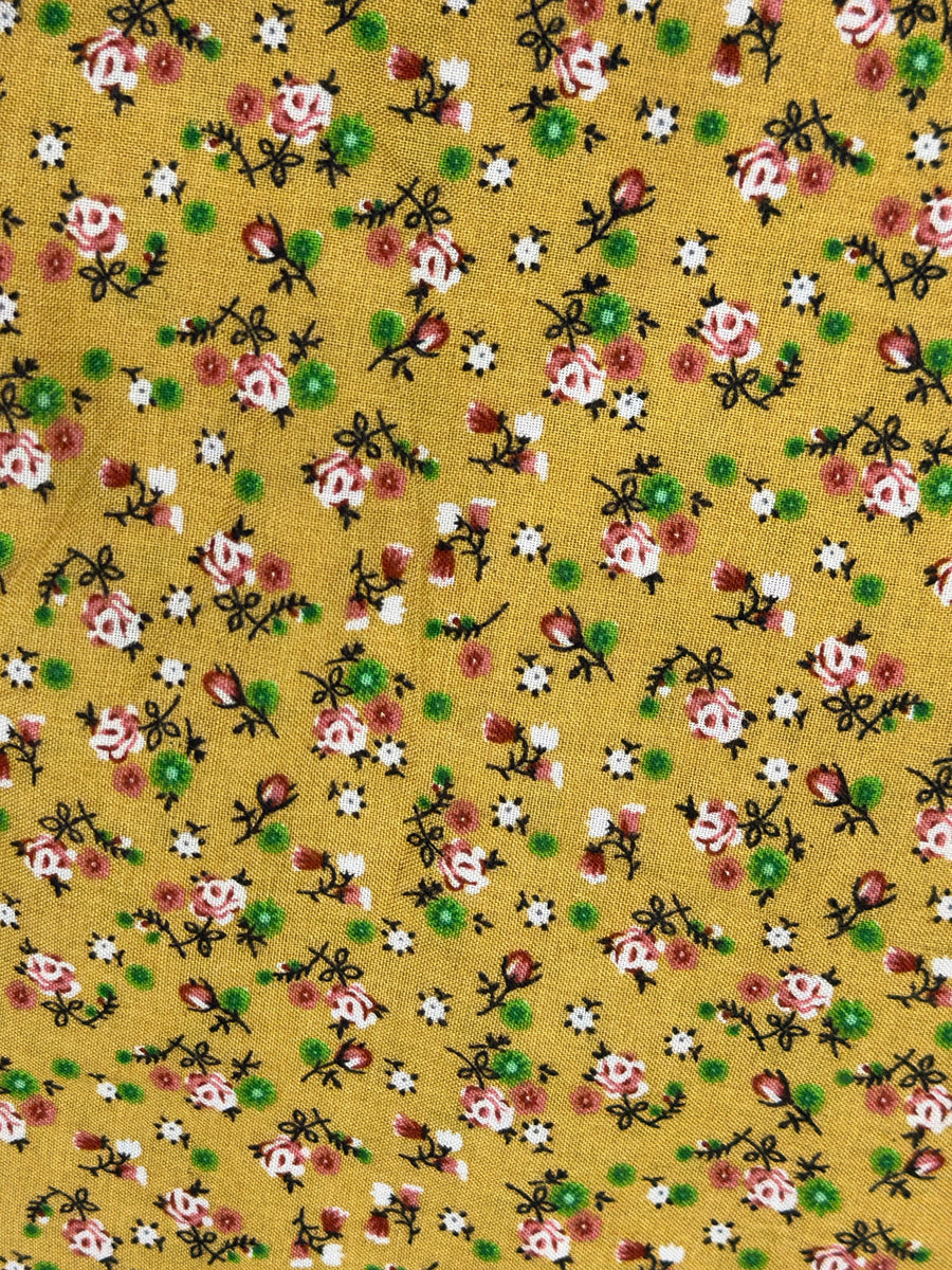 Medallion floral prayer dress showing the attached hijab