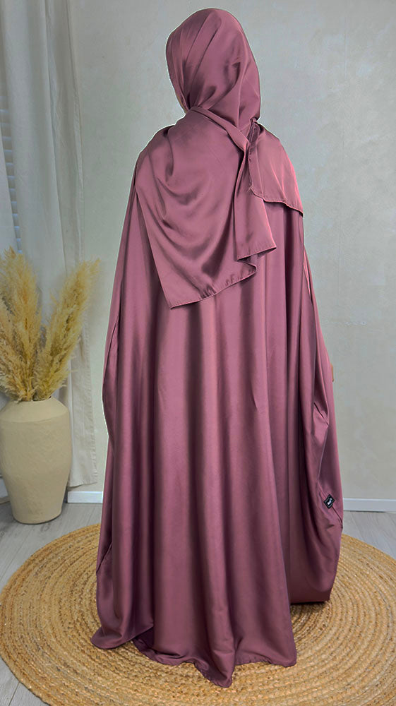 New Childrens 3-Piece Cape Abaya Set – Mulberry