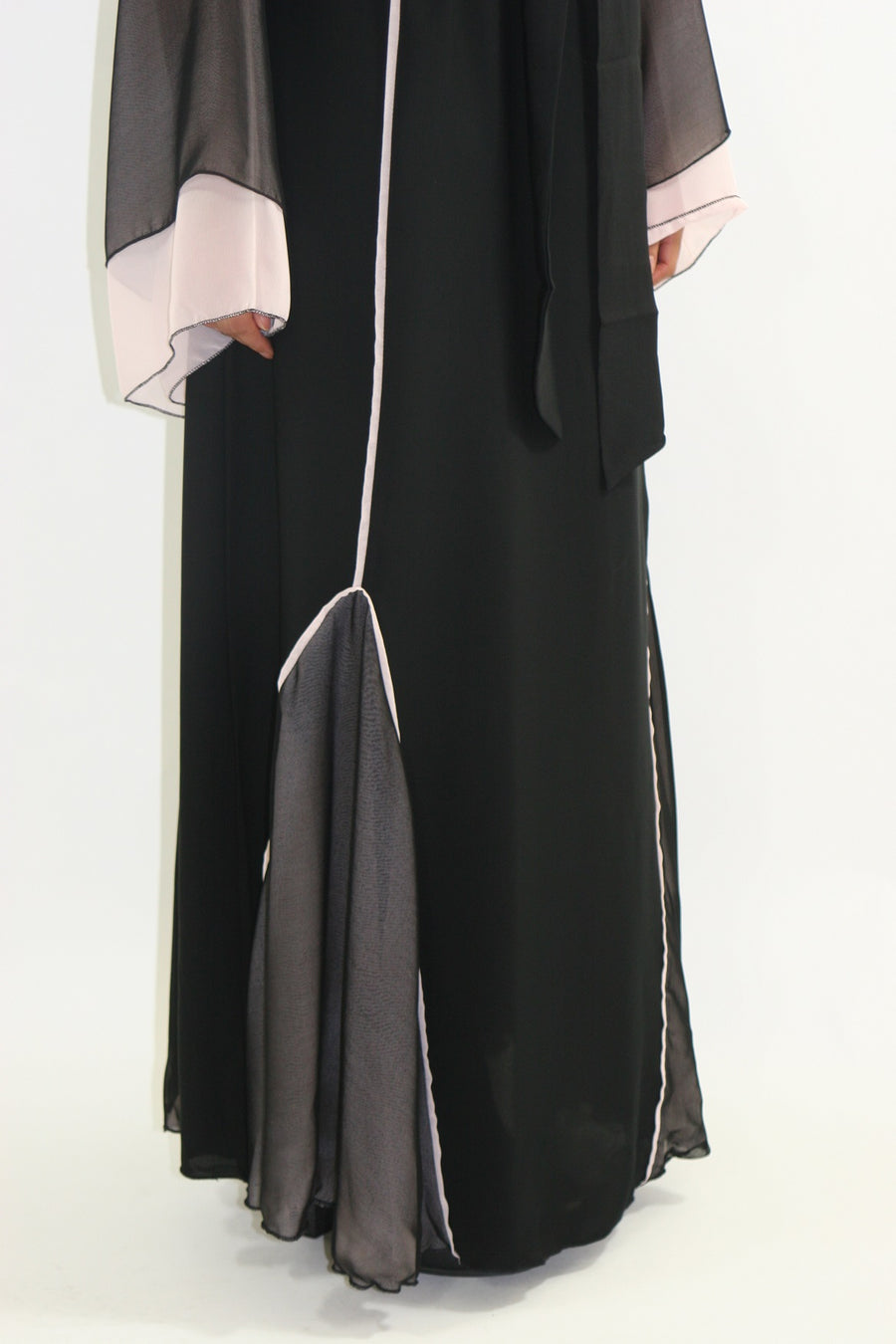Designer Neda closed abaya styled for everyday modest wear